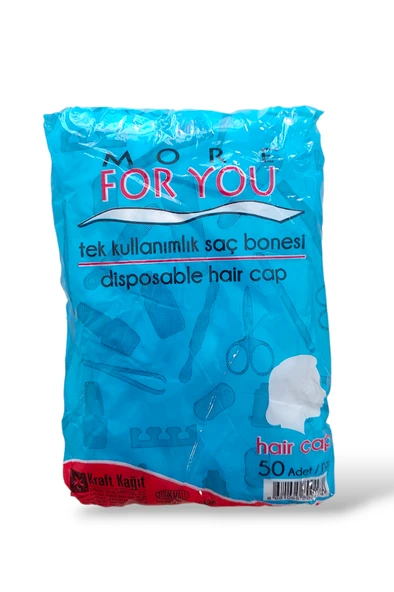 More For You Tek Kullanımlık Saç Bonesi 50'li Avantajlı Paket ürün görseli