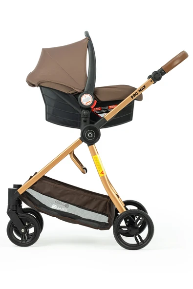 QUARD Promax Travel Sistem Bebek Arabası Gold-Antrasit - Resim 4
