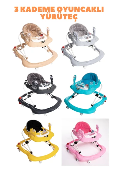 TURHAN BEBE Yeni Doğan Çeyiz Seti Bebek Arabası + Anne Yanı Beşik + Yürüteç +Salıncak+ Ana Dizi - 6