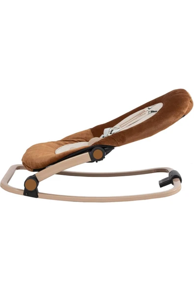 TURHAN BEBE Pamuklu Kumaş Oyuncaklı Sallanır Sabitlenir Katlanır Ana Kucağı Beşik - 6