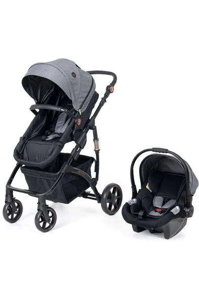 Sunny Baby Unisex 9034 Airmax Travel Sistem Bebek Arabası Gri ürün görseli