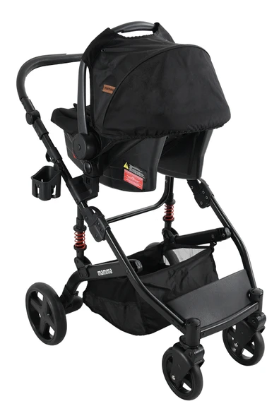 Mamma Grande 6 in 1 Yeni Nesil Mama Tablalı Çift Yönlü Amortisörlü Travel Sistem Bebek Arabası - 5