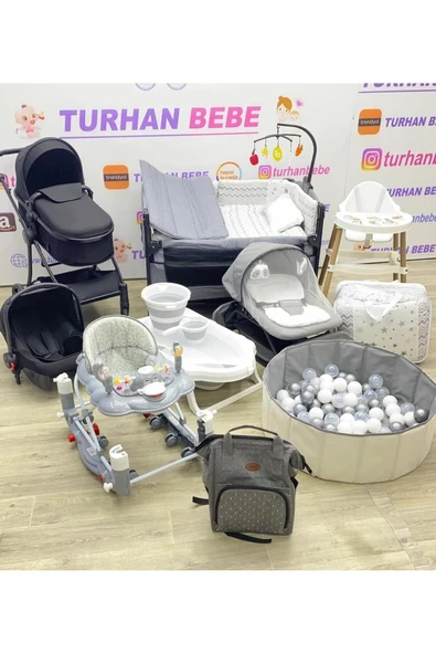 TURHAN BEBE Yeni Doğan YOGH Lüx Bebek Çeyiz Seti (18 PARÇA) - 1