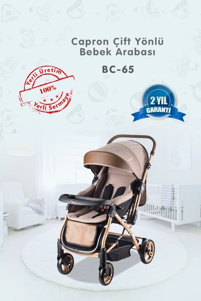 Baby Care Bc 65 Capron Çift Yönlü Bebek Arabası ürün görseli