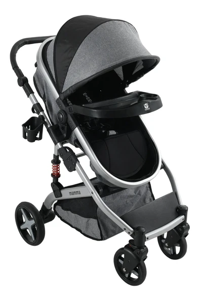 TURHAN BEBE GRANDE AMARTİSÖRLÜ Boy Ayarlı Travel Sistem Bebek Arabası Taşıma Puset - 4