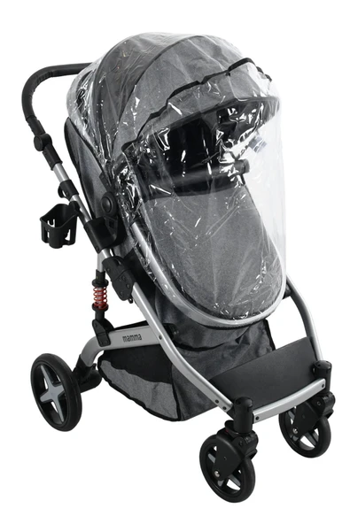 TURHAN BEBE GRANDE AMARTİSÖRLÜ Boy Ayarlı Travel Sistem Bebek Arabası Taşıma Puset - 2