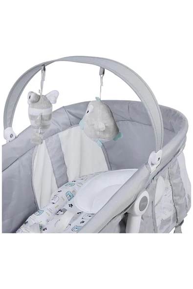 Prego Yummy Portbebeli Elektrikli Beşik Yeşil - 5