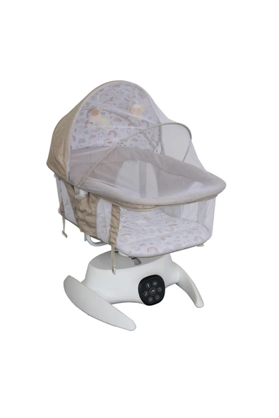 Mamma Vomero Rosy 2 in 1 Elektrikli Otomatik Sallanan Ana Kucağı / Beşik - 4