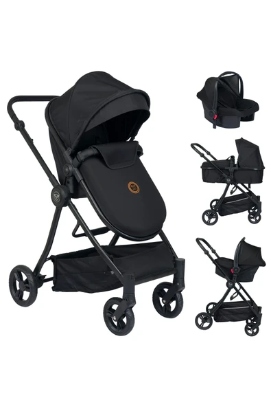 Mamma Force Çift Yönlü 6 in 1 Yeni Nesil Travel Sistem Bebek Arabası ürün görseli