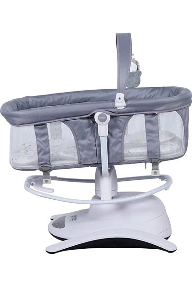 BabyHope Baby Hope Elegance Otomatik Sallanır Kumandalı Anakucağı Mavi - 4