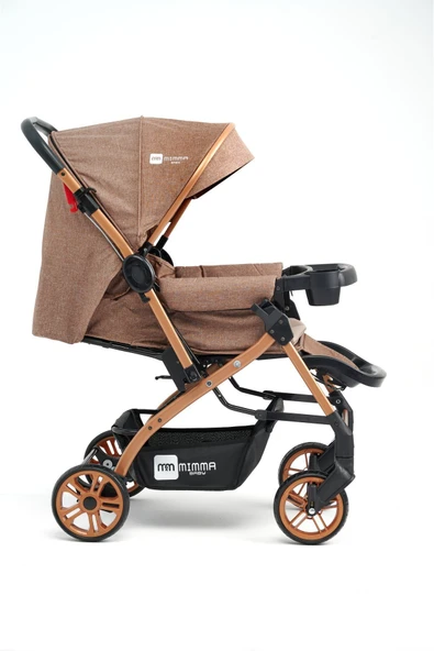 Mimma Baby MB-140 LİFE GOLD & SİYAH ÇİFTYÖNLÜ BEBEK ARABASI & TAŞIMA PUSET - 2