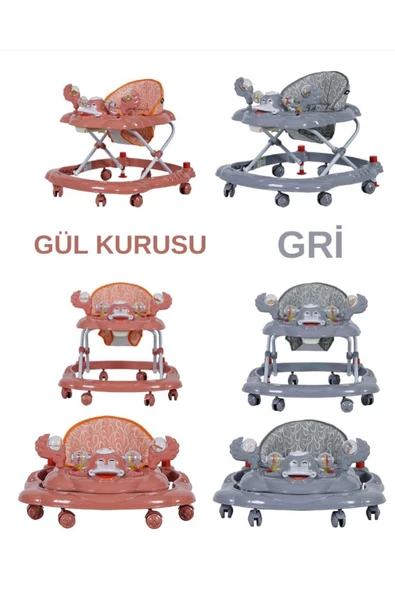 TURHAN BEBE Yeni Doğan OSLO Bebek Çeyiz Seti BEŞİK + BEBEK ARABASI + PUSET +YÜRÜTEÇ+MAMA SANDALYESİ+ANA KUCAĞI - 4