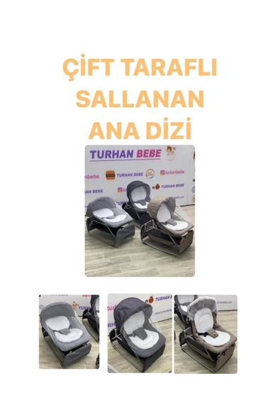 TURHAN BEBE Çeyiz Seti Bebek Arabası Puset Beşik Banyo Seti Yürüteç Ana Dizi Yürüteç Mama Sandalyesi Oyun Halısı - 5