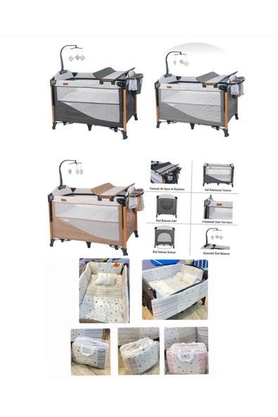 TURHAN BEBE Yeni Doğan SİRUS Lüx Bebek Çeyiz Seti (20 Parça) - 2