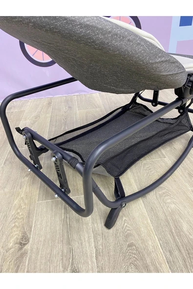 TURHAN BEBE Çift Yönlü Sallanır Sabitlenir Kedeme Ayarlı Geniş Sepetli Oyuncaklı Ana Dizi & Ana Kucağı Beşik - 4