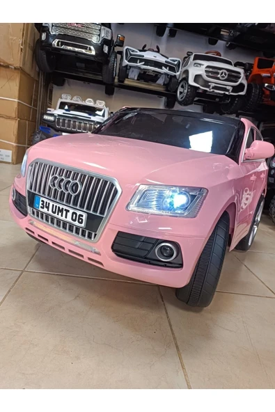 Audi Turhan Bebe Q-suv Özel Renk, Yeni Nesil, 12v, Kumandali, 2 Motor, Bluetooth Müzikli - 2