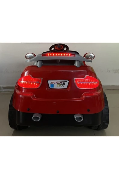 Aliş Toys Aliş Kırmızı 605k Tx-5 Sport 12 Volt Uzaktan Kumandalı Akülü Araba - 4