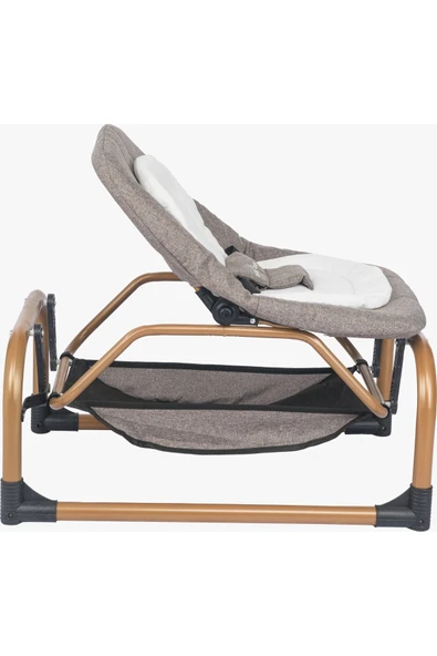 TURHAN BEBE Sallanır Sabitlenir Cibinlikli Geniş Sepetli Oyuncaklı Anne Yanı Ana Dizi Ana Kucağı Beşik - 7