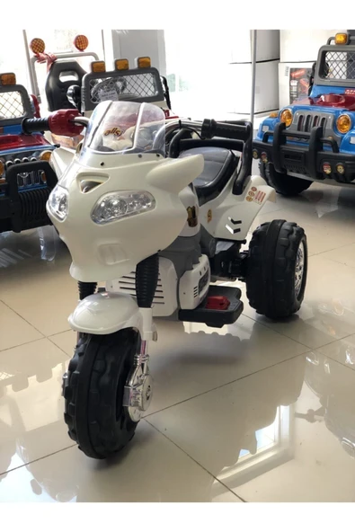 Salman Bisiklet Goway 12 Volt Turbo & Müzik Çalarlı Elden Gazlı Dev Motor 3-9 Yaş