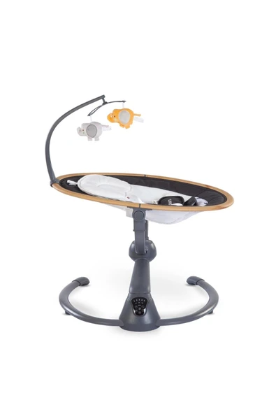 TURHAN BEBE Uzaktan Kumandalı Elektrikli Dijital Ekran Müzikli Oyuncaklı Ev Tipi Ana Kucağı - 3