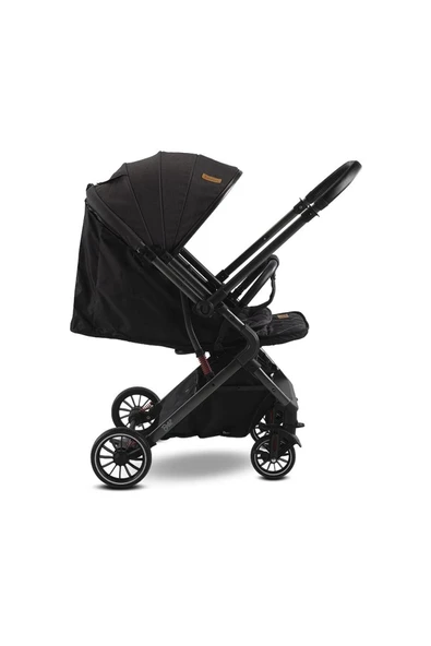 BabyHope Çift Yönlü Kabin Bebek Arabası Gri - Resim 3