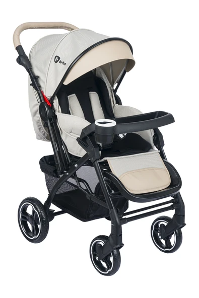 TURHAN BEBE Yeni Nesil 2024 Çift Yönlü Boy Ayarlı Geniş Sepetli Bebek Arabası + Kışlık Ayak Örtüsü Hediye ürün görseli 1