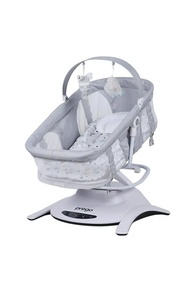 Prego Yummy Portbebeli Elektrikli Beşik Gri 4086p