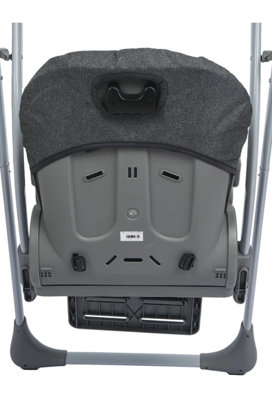 TURHAN BEBE Tam Yatarlı Tenteli Mama Tablalı Ev Tipi Hem Salıncaklı & Hem Mama Sandalyesi - 4