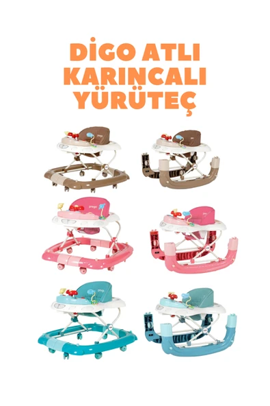 TURHAN BEBE Yeni Doğan Çeyiz Seti Bebek Arabası + Anne Yanı Beşik + Yürüteç +Mama Sandalyesi + ANA DİZİ - 5