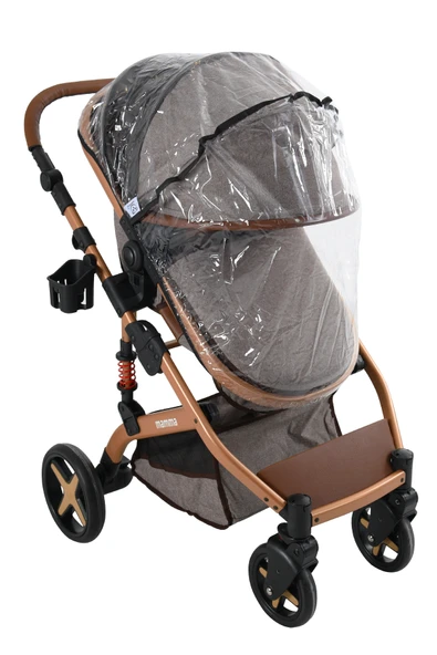 Mamma Grande 6 in 1 Yeni Nesil Mama Tablalı Çift Yönlü Amortisörlü Travel Sistem Bebek Arabası - 4