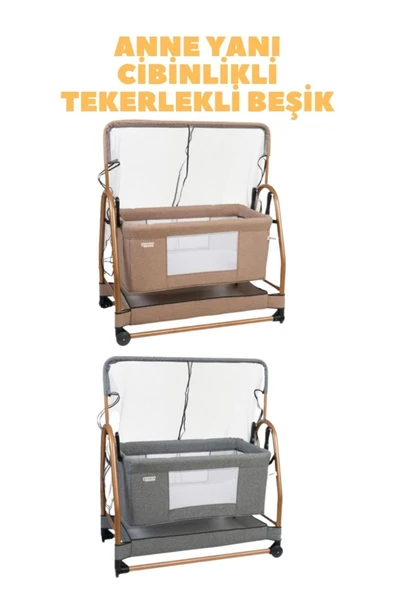 TURHAN BEBE Yeni Doğan Rocco Lüx Çeyiz Seti Bebek Arabası + Puset+Beşik +Yürüteç + Mama Sandalyesi + Oyun Halısı - 3