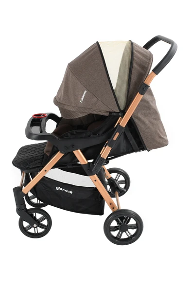 Mamma Alfa 6 in 1 Yeni Nesil Mama Tablalı Çift Yönlü Bebek Arabası - 7