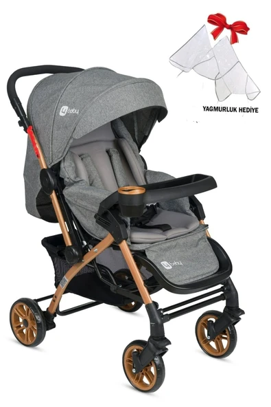LİA BEBEK 4 Baby Çift Yönlü Bebek Arabası Yağmurluk+ayak Örtüsü+ 2 Yıl Garanti Ilk Adım Bebe ürün görseli