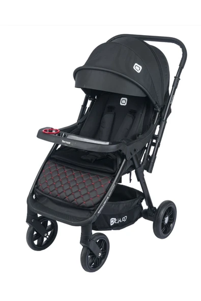 TURHAN BEBE Geniş Sepetli Mama Tablalı Çift Yönlü Bebek Arabası Kışlık + Ayak Örtüsü - Resim 3