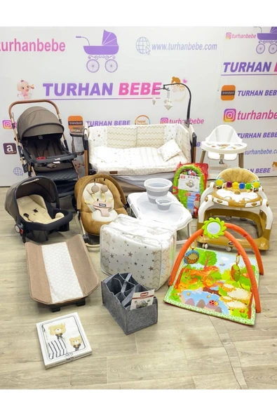 TURHAN BEBE Yeni Doğan ROBOT Lüx Bebek Çeyiz Seti (25 Parça)