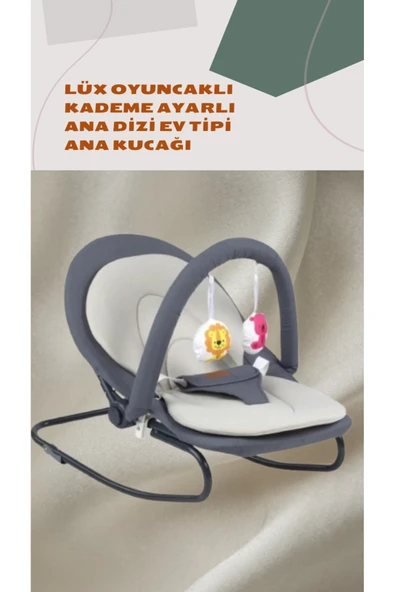 TURHAN BEBE Lüx Oyuncaklı Kademe Ayarlı Ana Dizi Ev Tipi Ana kucağı Anne Yanı Beşik