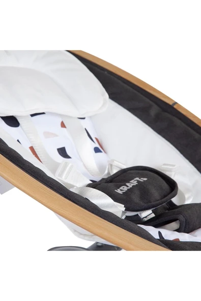 TURHAN BEBE Uzaktan Kumandalı Elektrikli Dijital Ekran Müzikli Oyuncaklı Ev Tipi Ana Kucağı - 6