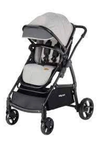 Baby Care Safari Gri Trio Travel Sistem Bebek Arabası Puset - Resim 4