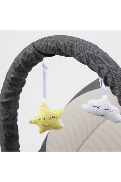 Duux Enna Sallanır Ana Kucağı Koyu Gri - 4