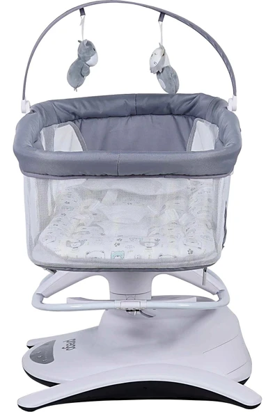 BabyHope Baby Hope Elegance Otomatik Sallanır Kumandalı Anakucağı Mavi - 6