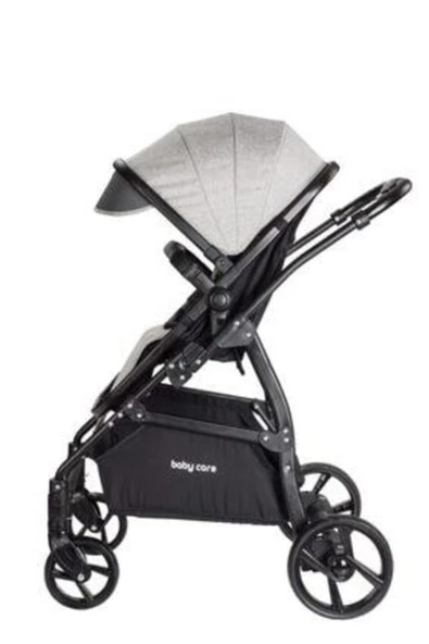 Baby Care Safari Gri Trio Travel Sistem Bebek Arabası Puset - Resim 3
