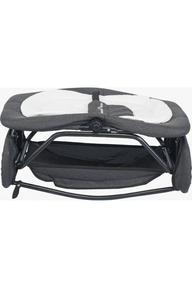 TURHAN BEBE Çift Yönlü Sallanır Sabitlenir Cibinlikli Geniş Sepetli Anne Yanı Ana Dizi Ana Kucağı Beşik - 5