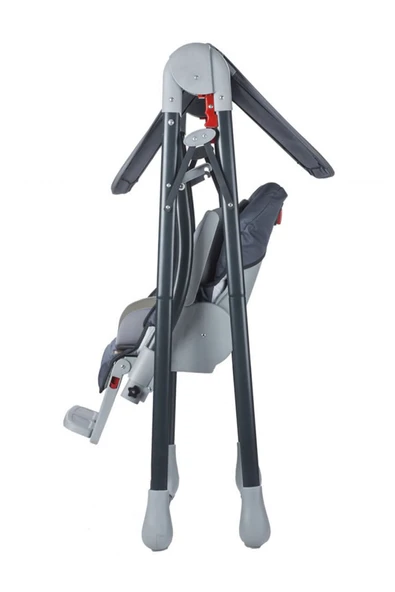 TURHAN BEBE Tam Yatarlı Tenteli Mama Tablalı Ev Tipi Hem Salıncaklı & Hem Mama Sandalyesi - 3