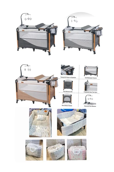 TURHAN BEBE Yeni Doğan SİRUS Lüx Bebek Çeyiz Seti (20 Parça) - 3