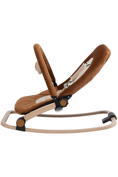 TURHAN BEBE Pamuklu Kumaş Oyuncaklı Sallanır Sabitlenir Katlanır Ana Kucağı Beşik