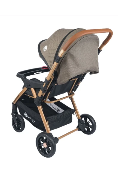 TURHAN BEBE Geniş Sepetli Mama Tablalı Çift Yönlü Bebek Arabası Kışlık + Ayak Örtüsü - 3