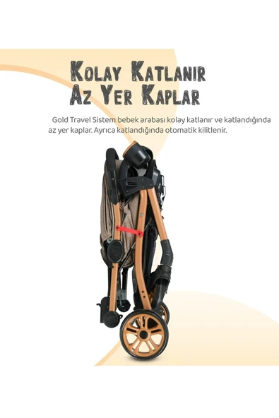 LİA BEBEK 4 Baby Çift Yönlü Bebek Arabası Yağmurluk+ayak Örtüsü+ 2 Yıl Garanti Ilk Adım Bebe - Resim 6