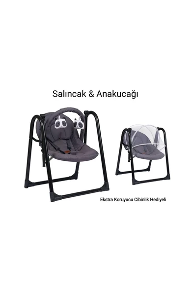 TURHAN BEBE Anne Yanı Sallanır Sabitlenebir Tam Yatış Pozisyonlu Ana Dizi Salıncak