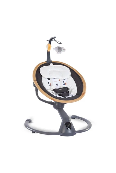 TURHAN BEBE Uzaktan Kumandalı Elektrikli Dijital Ekran Müzikli Oyuncaklı Ev Tipi Ana Kucağı