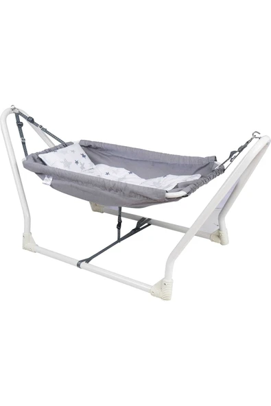 TURHAN BEBE Love Venedik Anne Yanı Portatif Hamak Beşik (YASTIK VE YATAK HEDİYELİ)